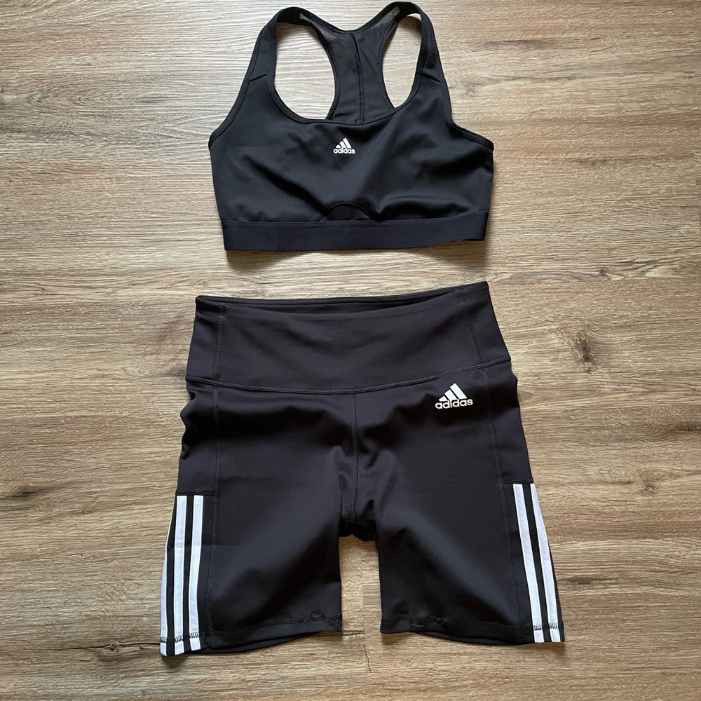 Adidas Black  Sportswear Set - NWOT